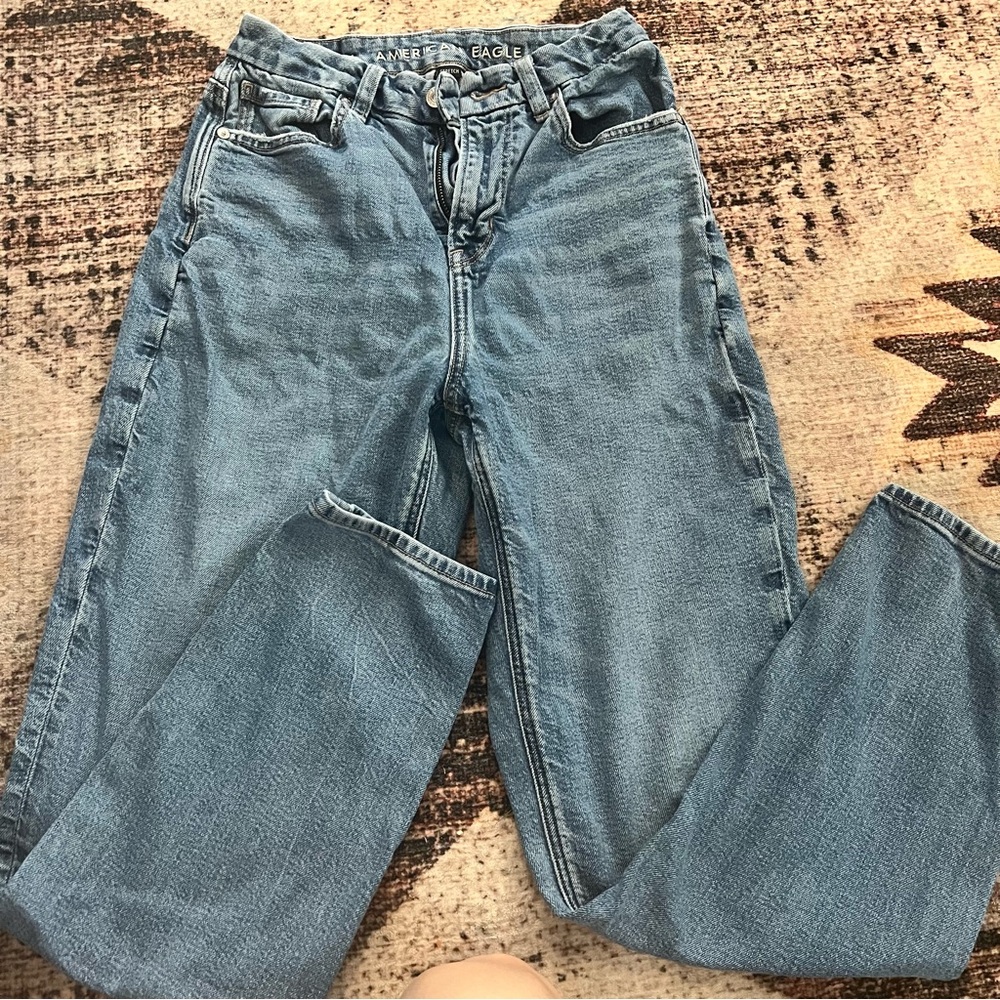 American Eagle Outfitters Distressed Mom Jeans
